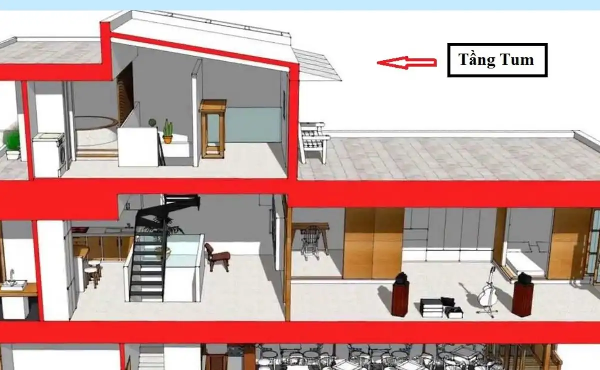 Tầng tum là gì? Chức năng, quy định xây dựng 1 Tầng tum là gì? Chức năng, quy định xây dựng